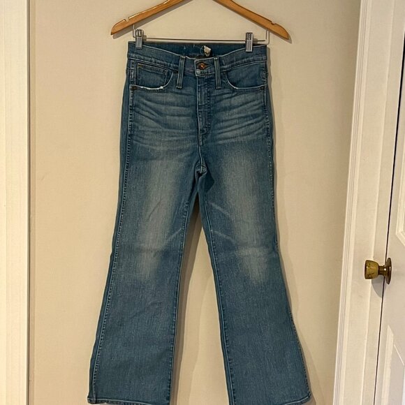 Madewell Light Blue Flare Jeans - Picture 3 of 13